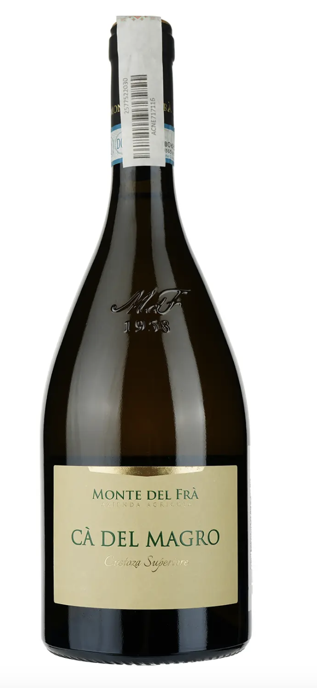 Вино Monte del Fra Custoza Superiore Ca` Del Magro сухе біле 13% 0.75 л